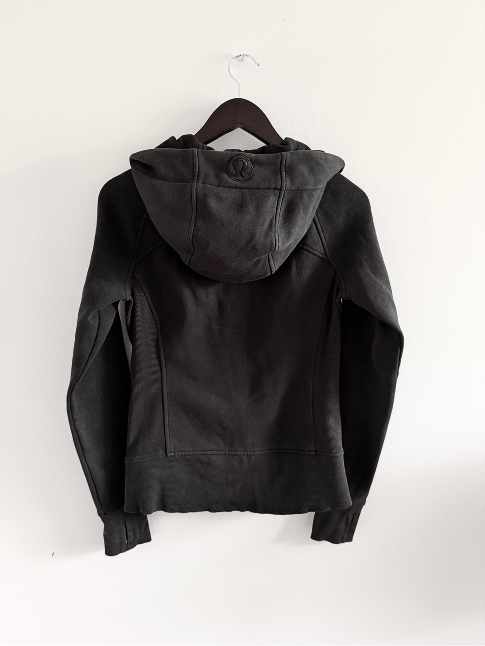 Lululemon Scuba Hoodie Black Zip Hoodie Size 4